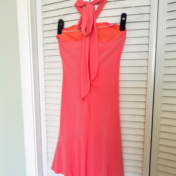 Coral pink dress - Picture 4 of 6